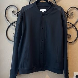 Men’s Black Zipper And Snap Front Size XL